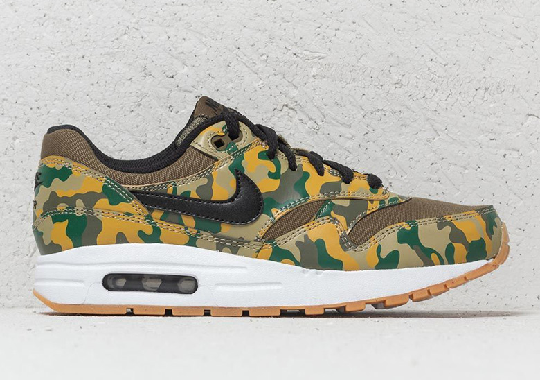 Nike Air Max 1 Gs Medium Olive Camo 5