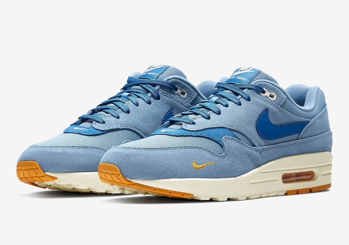 Nike Air Max 1 Mini Swoosh Blue 875844 404 3