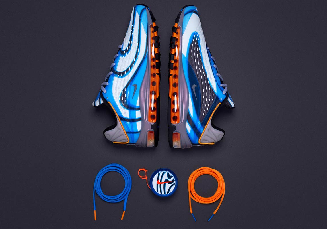 Nike Air Max Deluxe Blue Orange Aj7831 401 2