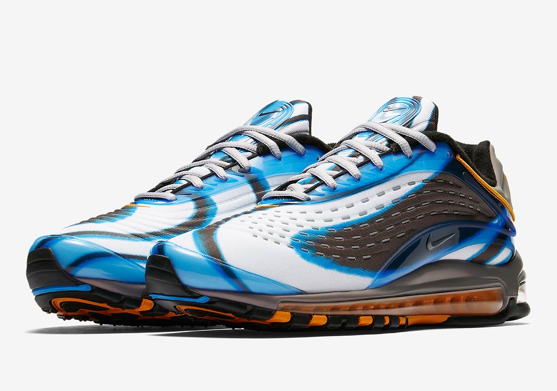 Nike Air Max Deluxe Blue Orange Aj7831 401 4