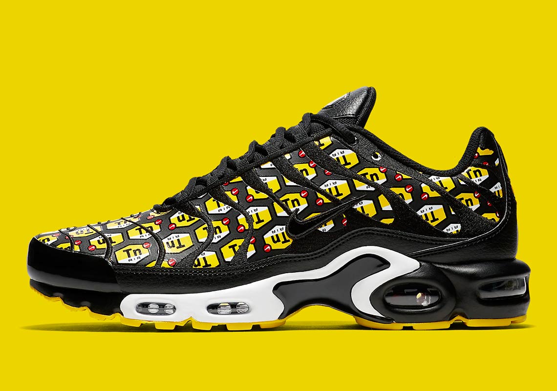 The Nike Air Max Plus "All Over Print" Highlights Tuned Air Technology