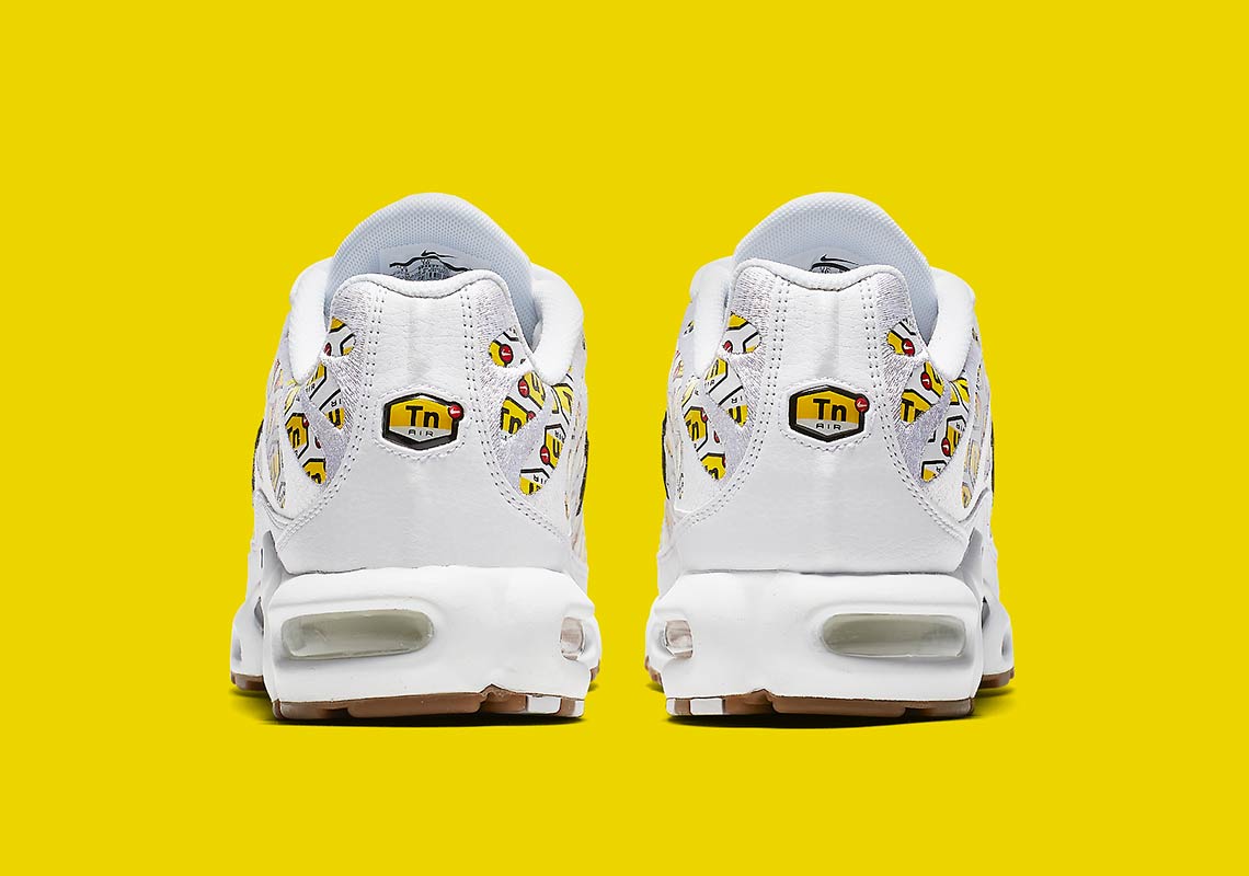 Nike Air Max Plus All Over Print White Yellow 903827 100 4