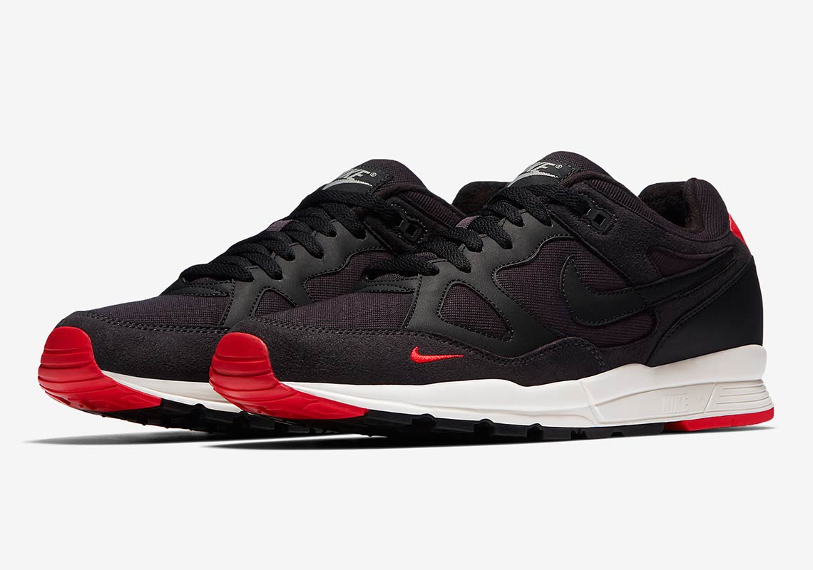 Nike Air Span 2 Black Red Aq3120 002 1