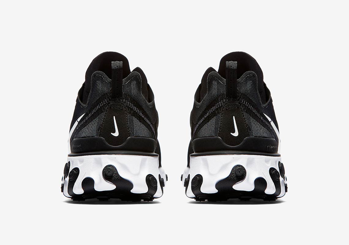 Nike React Element 55 Black White Bq6166 003 6