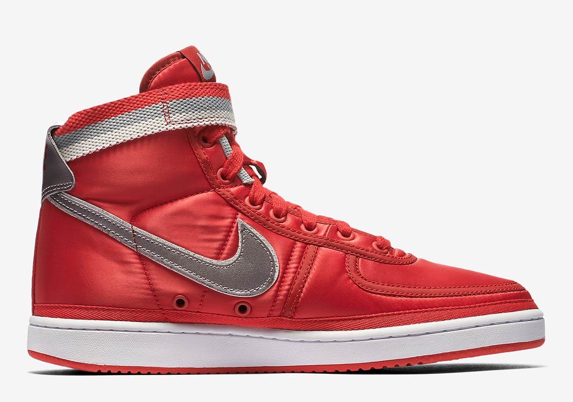 Nike Vandal High Satin Red Silver Ah8652 600 1