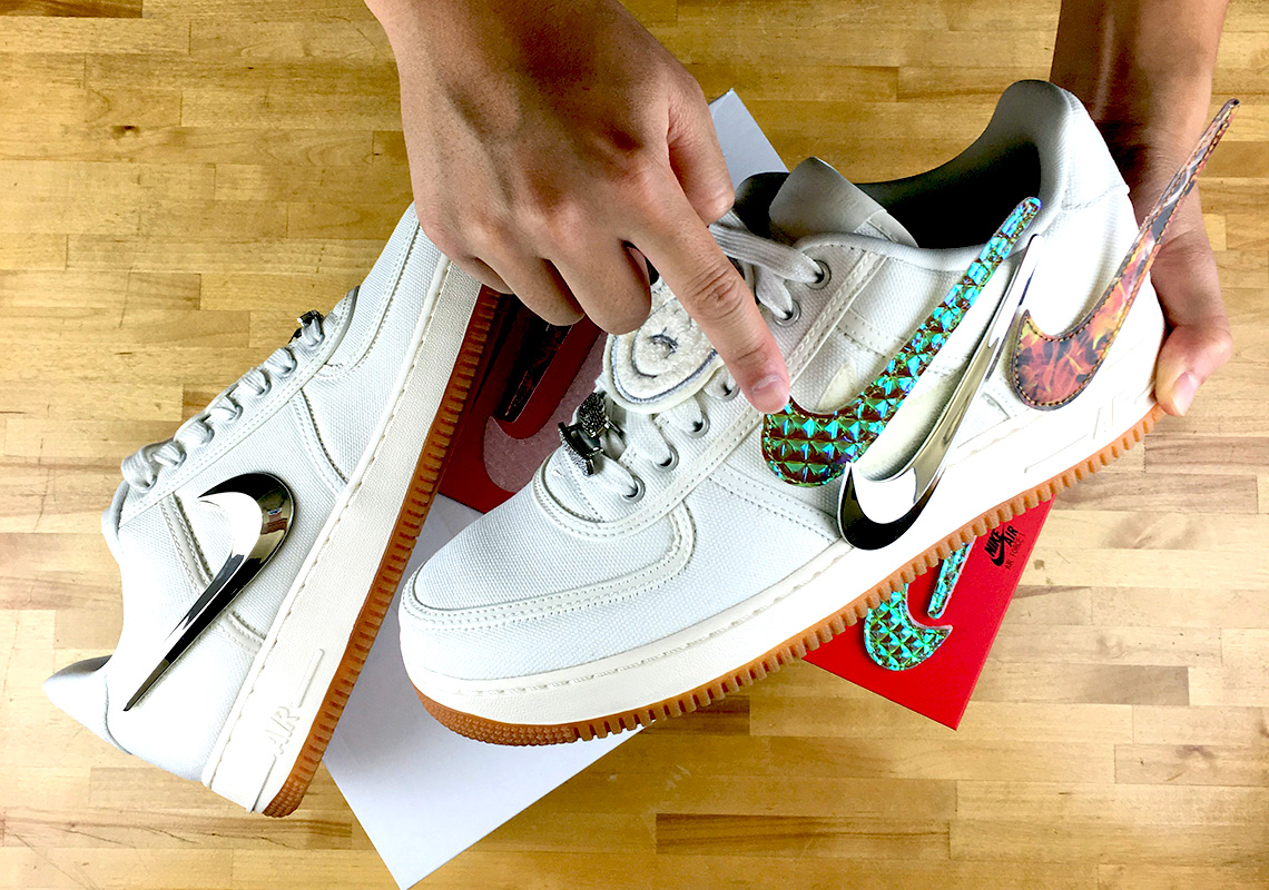 Where To Buy: Travis Scott x Nike Air Force 1 Low "Sail"