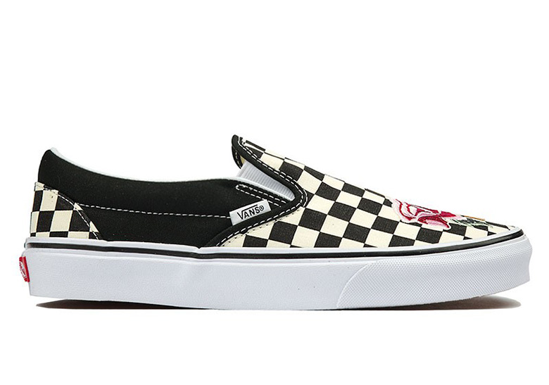 Vans Checkerboard Rose Slip On 4