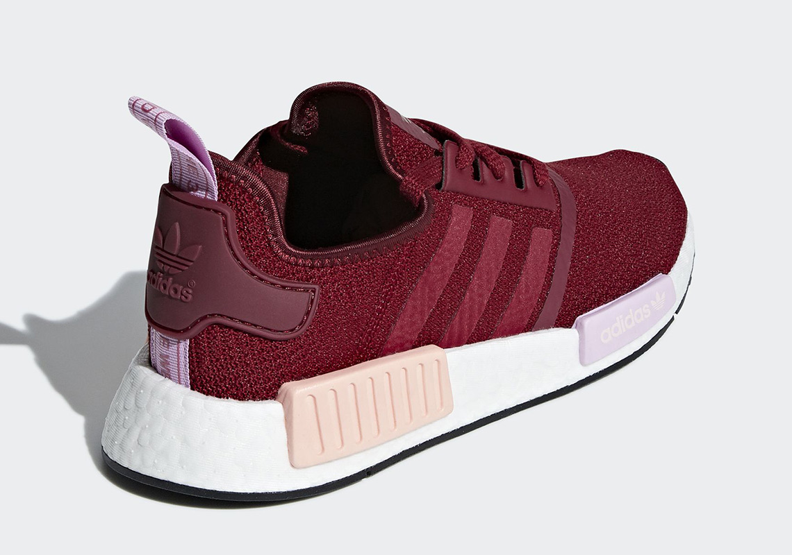 Adidas Nmd R1 Burgundy B37646 6