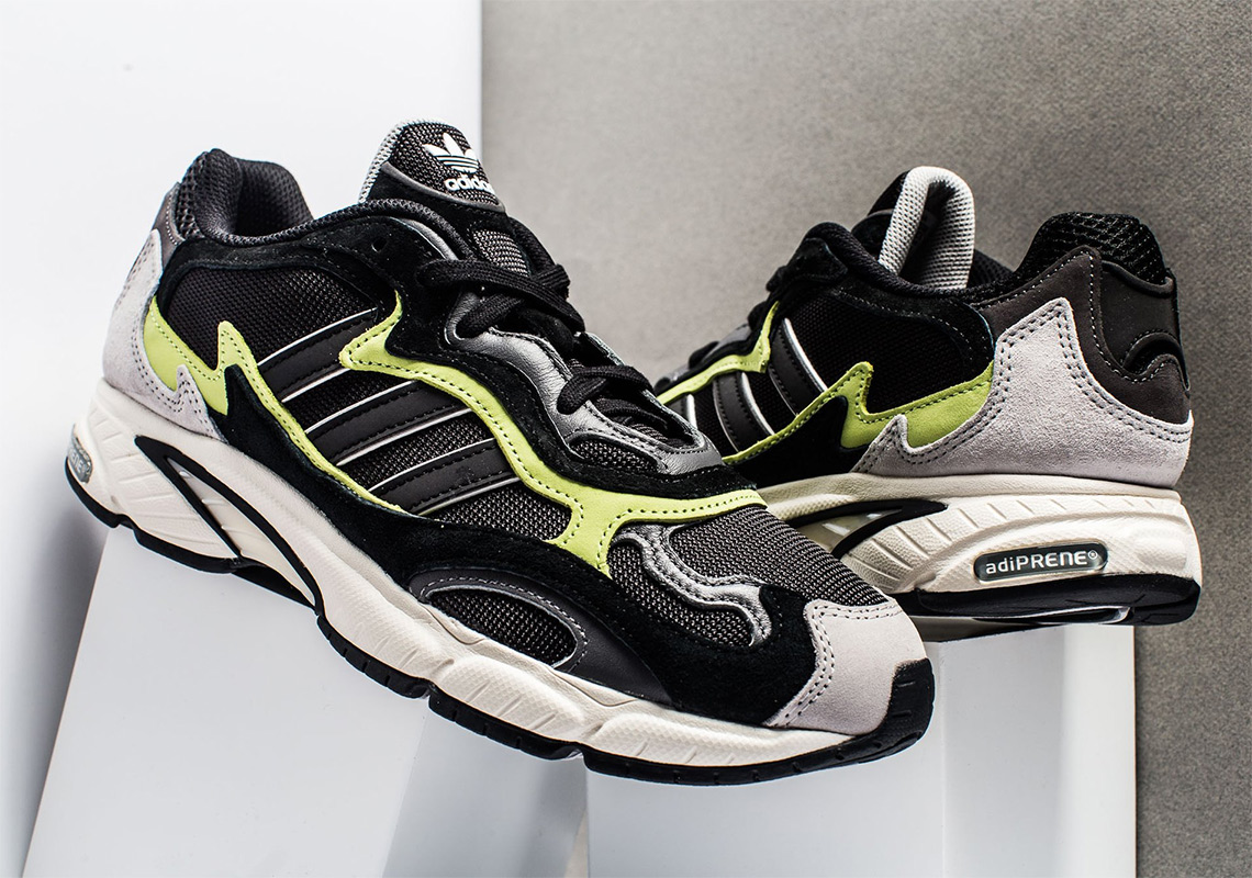 Adidas Temper Run Black Grey Neon 2