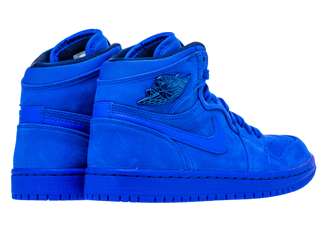 Air Jordan 1 High Premium Blue Suede 2