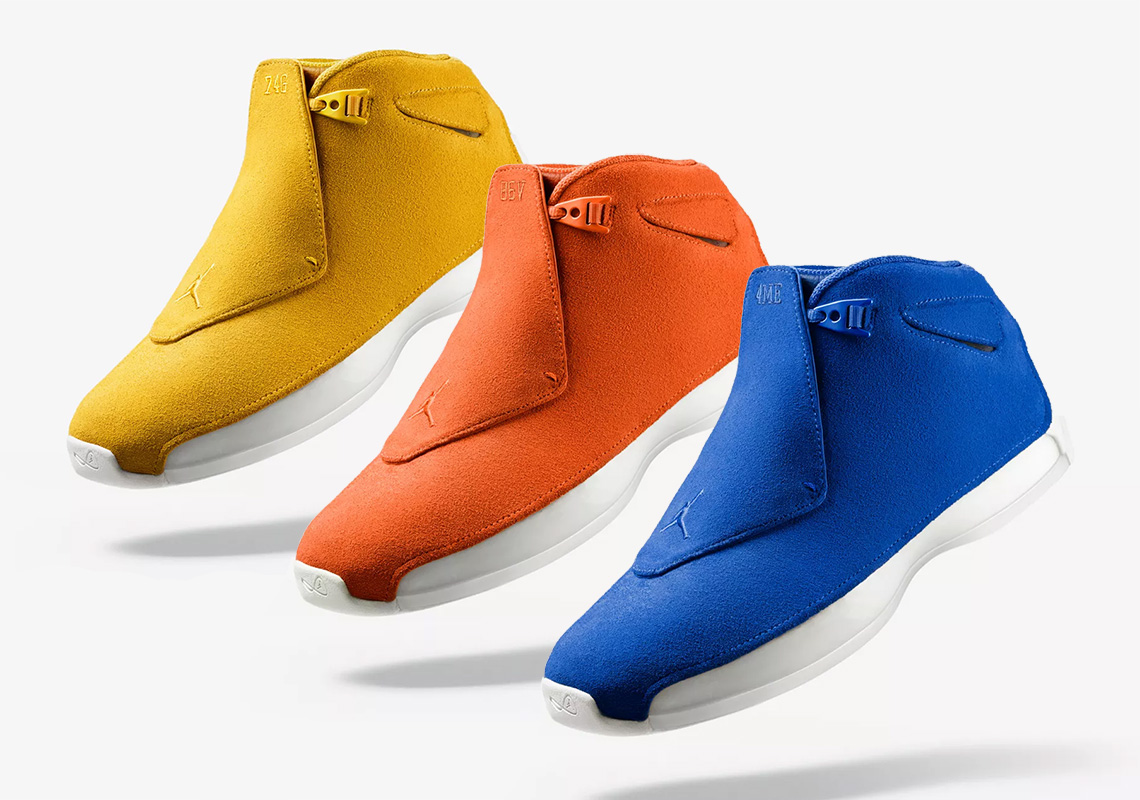 The Numbers And Letters On The Air Jordan 18 "Suede" Pack Have A Hidden Meaning