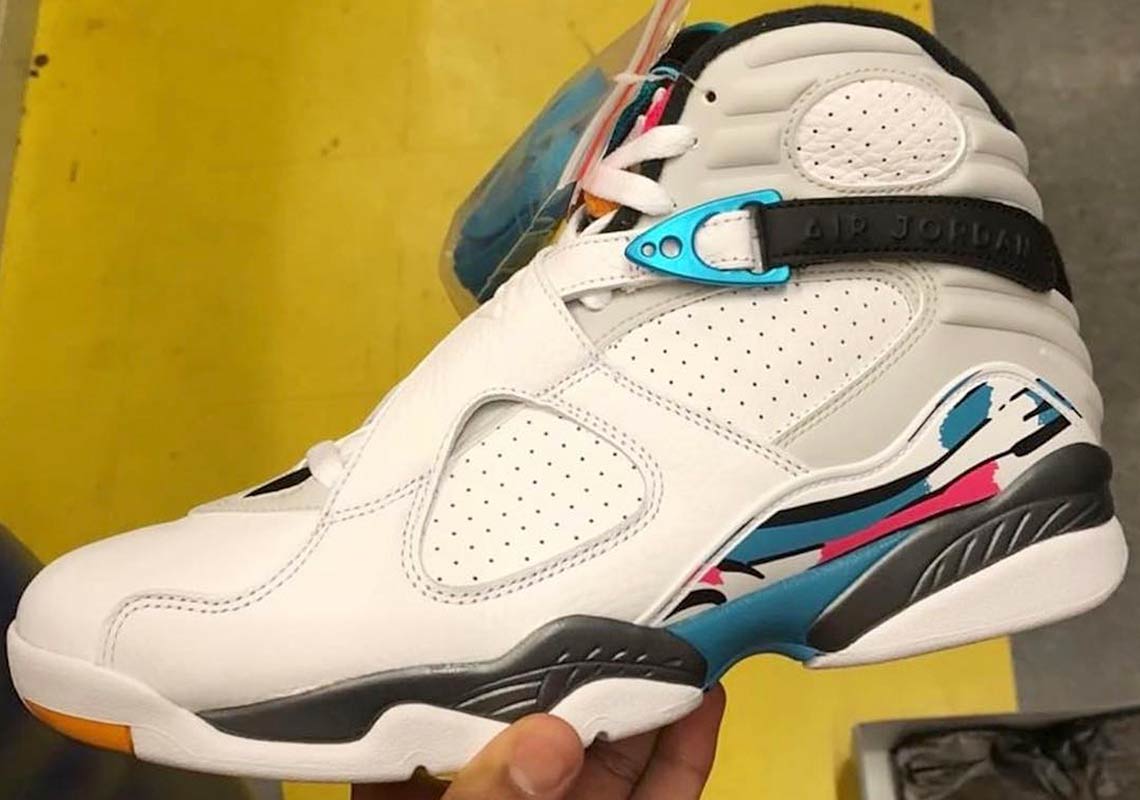 Air Jordan 8 Retro Releasing In South Beach Colors