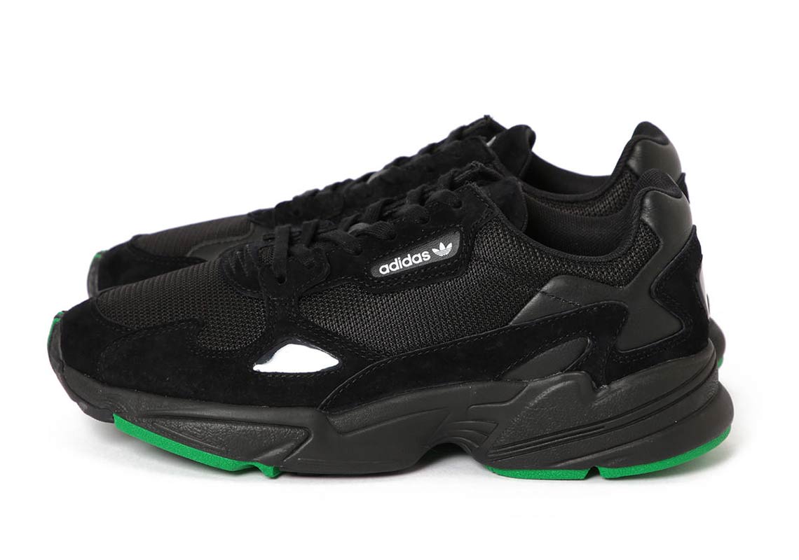 Beams Adidas Falcon Black Green 7