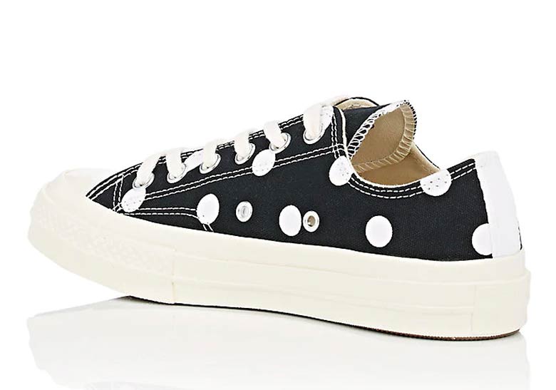 Comme Des Garcons Converse Chuck Taylor Polka Dot Black Low 1