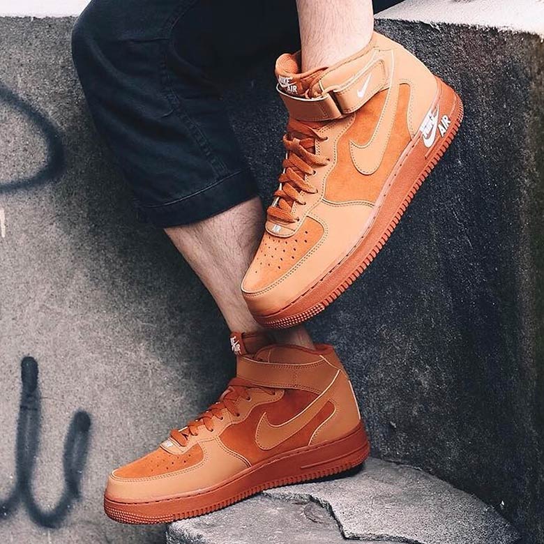 Nike Air Force 1 Mid Orange 315123 207 2