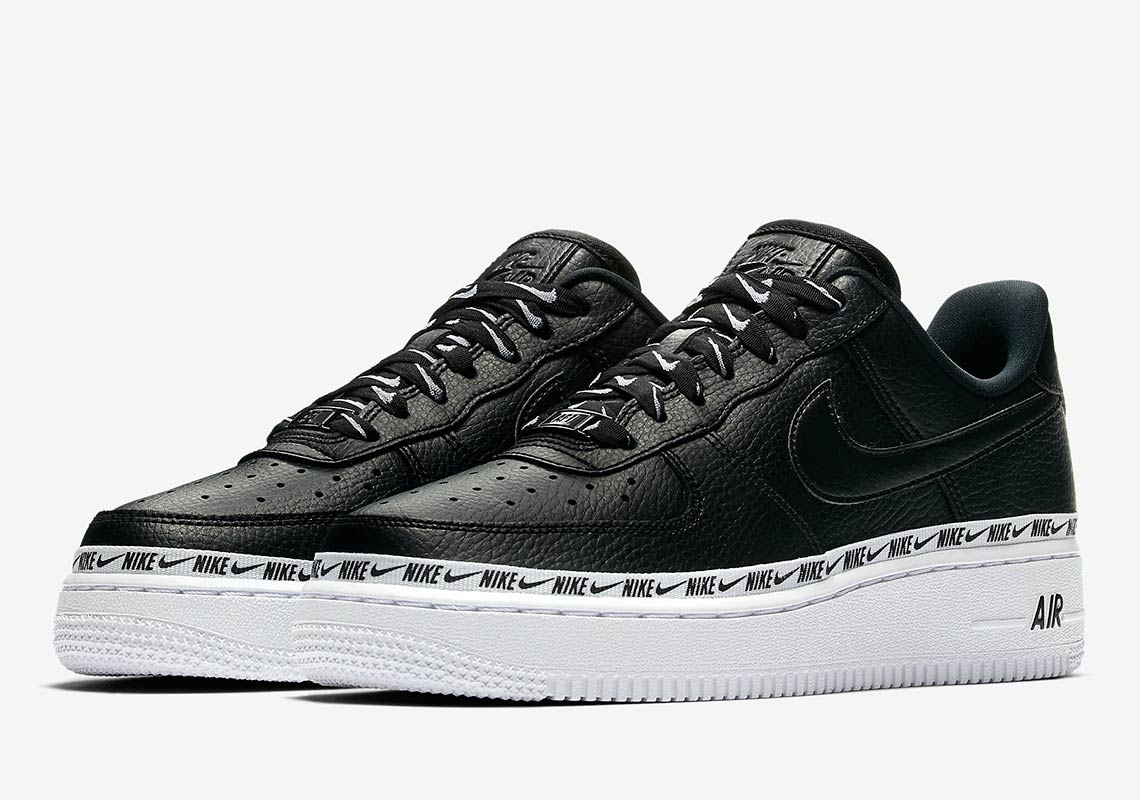 Nike Air Force 1 Womens Black Ah6827 002 1