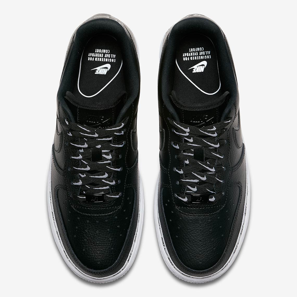 Nike Air Force 1 Womens Black Ah6827 002 7