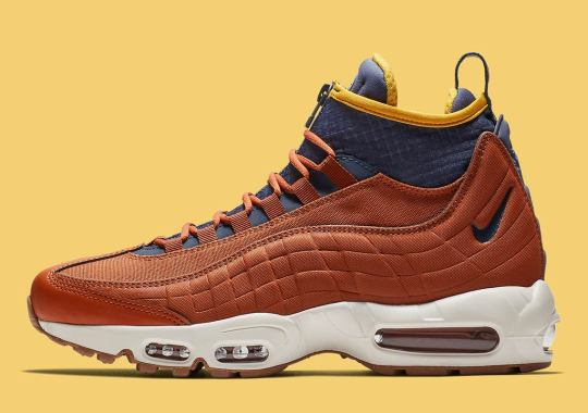 The Nike Air Max 95 Sneakerboot Returns This Winter In “Dark Russet”