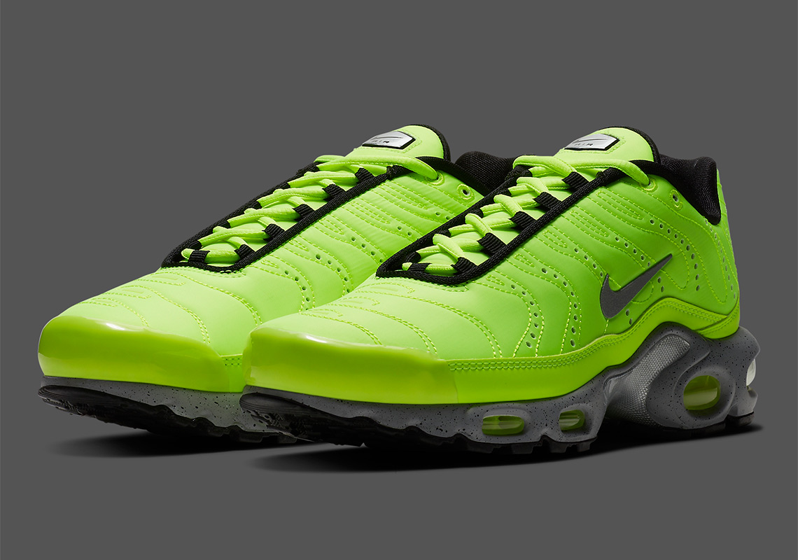 The Nike Air Max Plus Premium Goes Full Volt