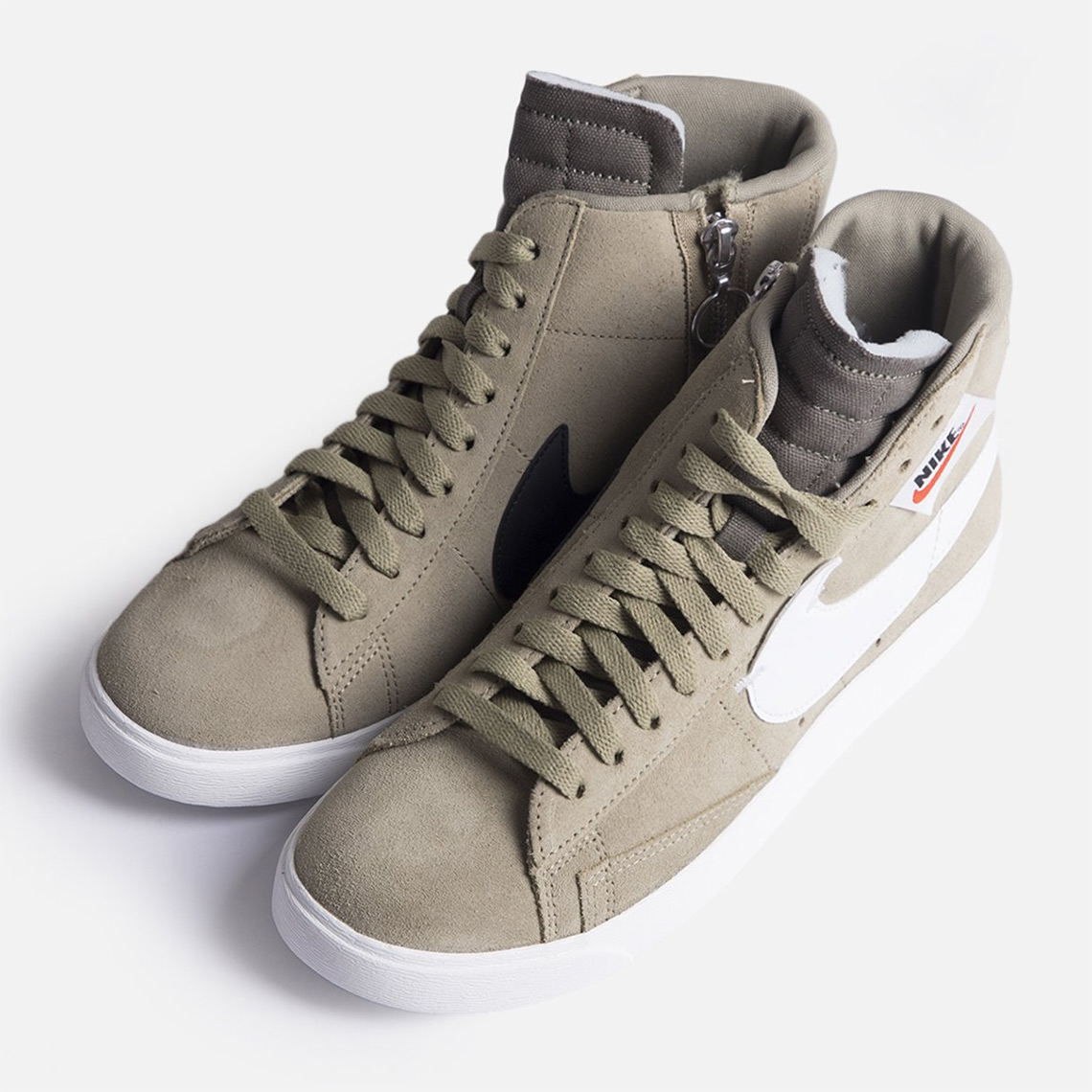 Nike Blazer Mid Rebel Womens Olive Bq4022 201 1