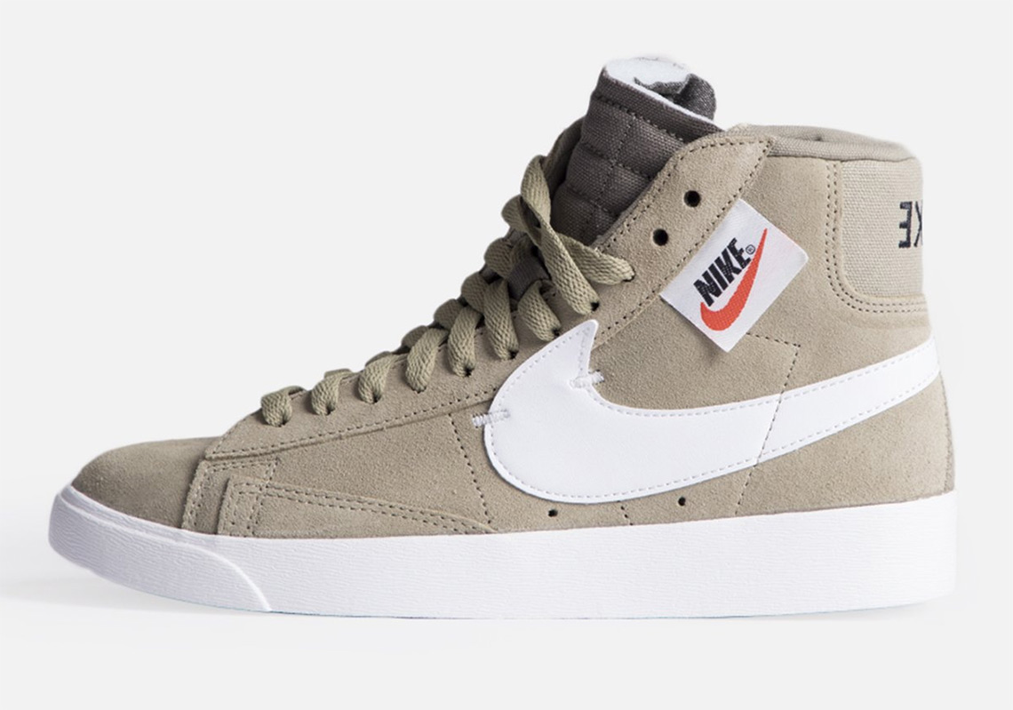 Nike Blazer Mid Rebel Womens Olive Bq4022 201 2