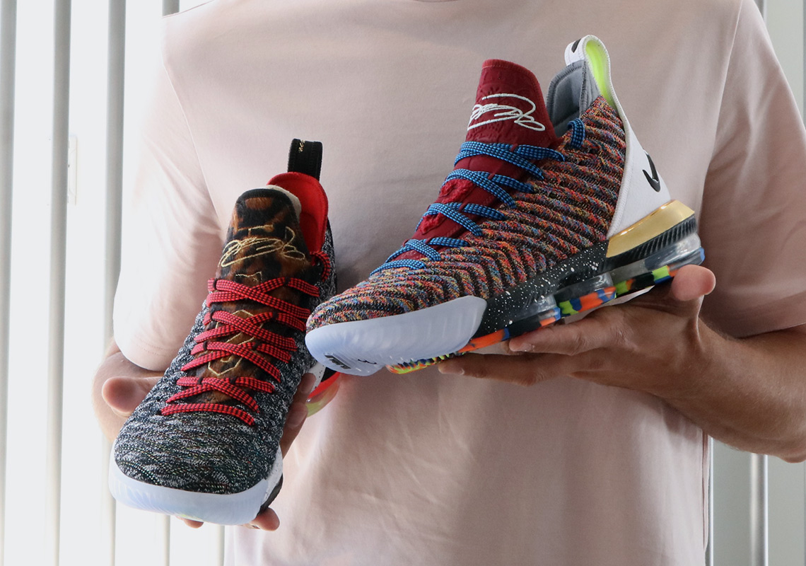 The Nike LeBron 16 "1 Thru 5" Combines The First Five Colorways