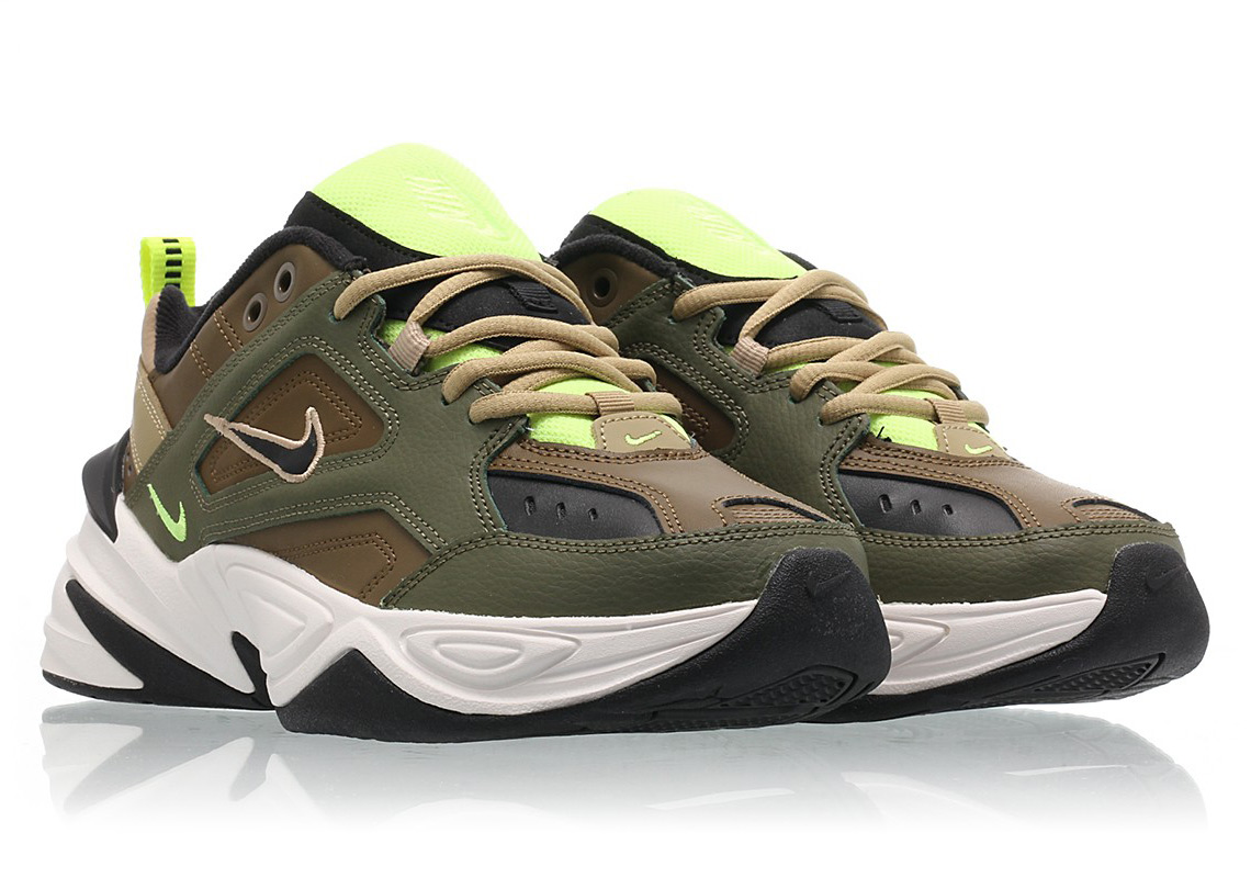 The Nike M2K Tekno For Women Arrives In Medium Olive