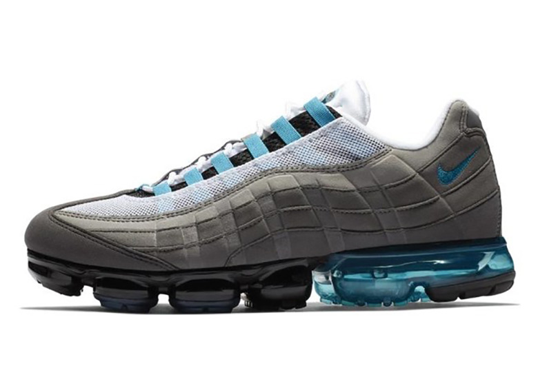 Nike Vapormax 95 Neutral Grey Neo Turquoise Aj7292 002 1