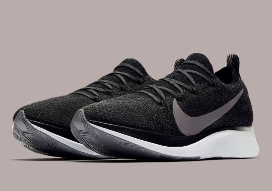 The Nike Zoom Fly Flyknit Is Arriving In Black And Gunsmoke Grey