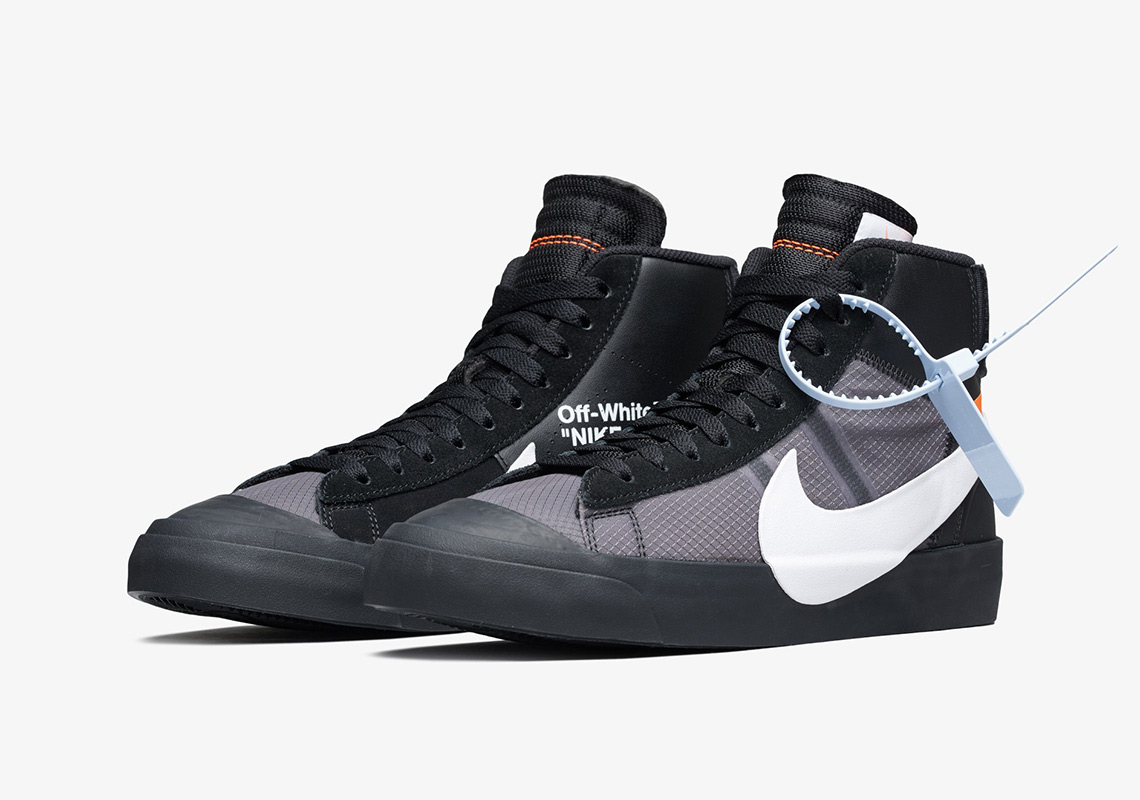 Off White Nike Blazer Black Aa3832 001 Official Images 5