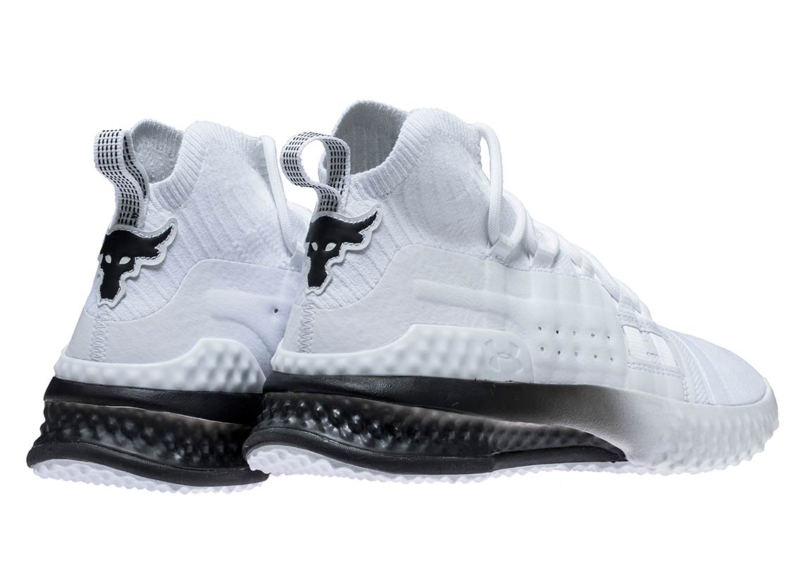 Ua Project Rock 1 White Black 1