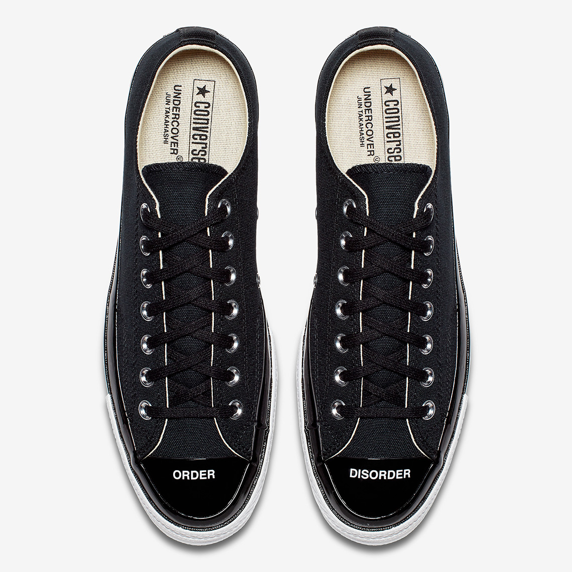 Undercover Converse Chuck 70 Low Black White 2