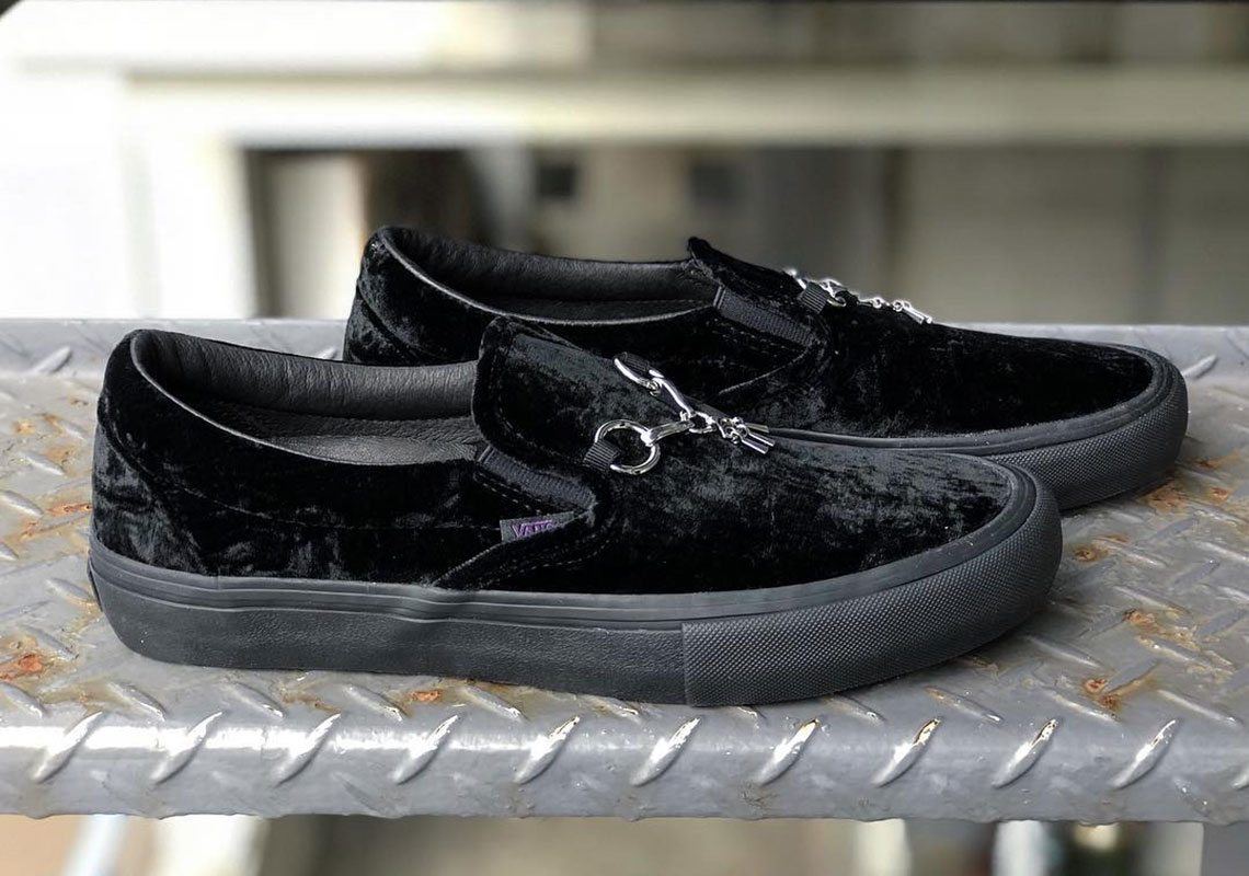 Needles Vans Vault Slip Ons Black 2