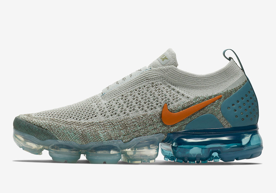 The Nike Air VaporMax Moc 2 Arrives In Colorful Array Of Orange And Teal