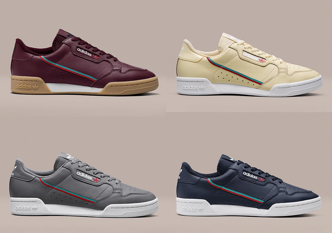 The adidas Continental 80 Returns On November 4th In Four New Colorways