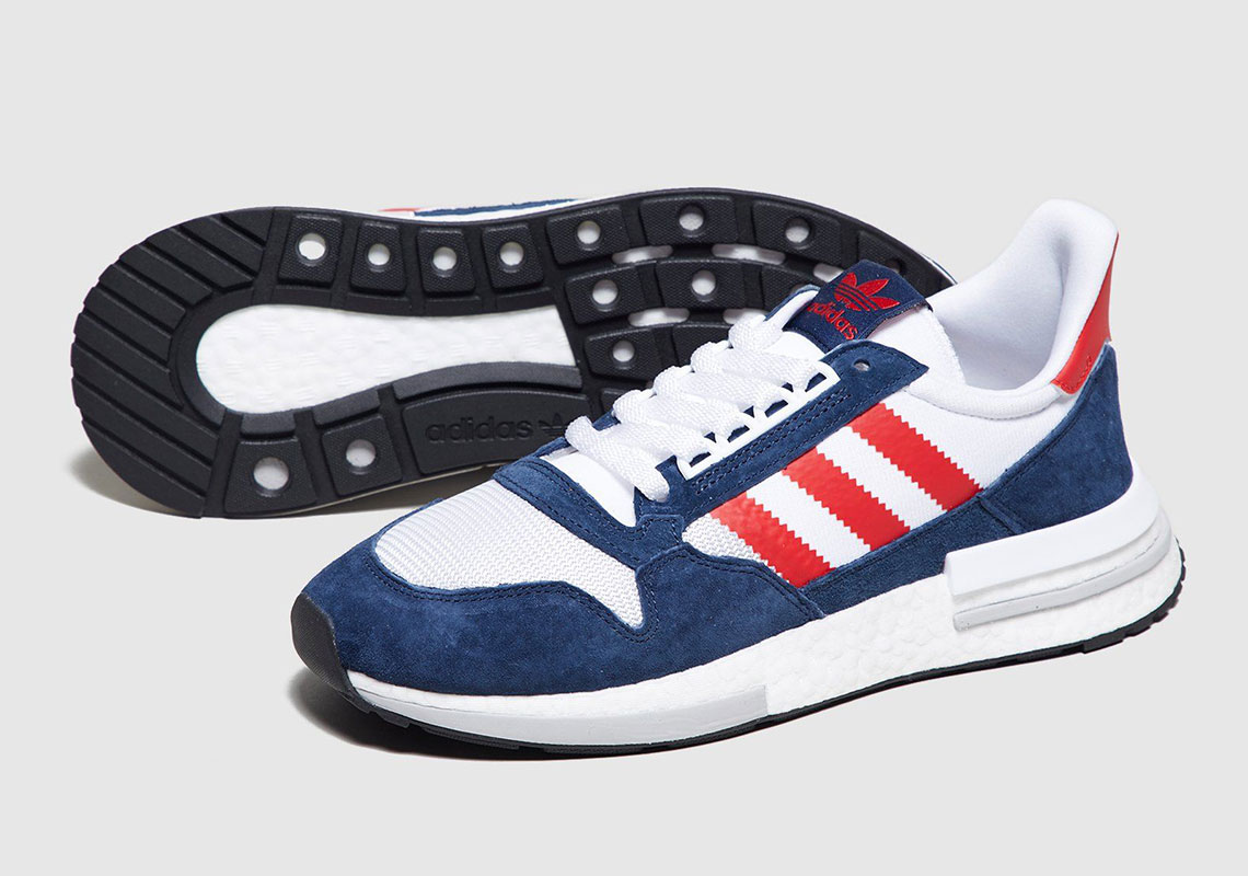 Adidas Zx 500 Rm Navy White Red 2