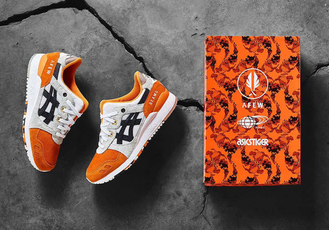 afew, BEAMS, and ASICS Tiger Reveal The Gel Lyte III “Orange Koi”