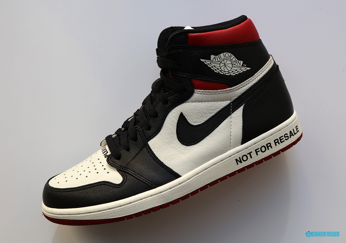 Best Look Yet At The "Not For Resale" Air Jordan 1s