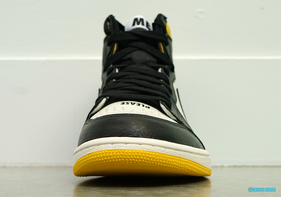 Air Jordan 1 Not For Resale Yellow 2