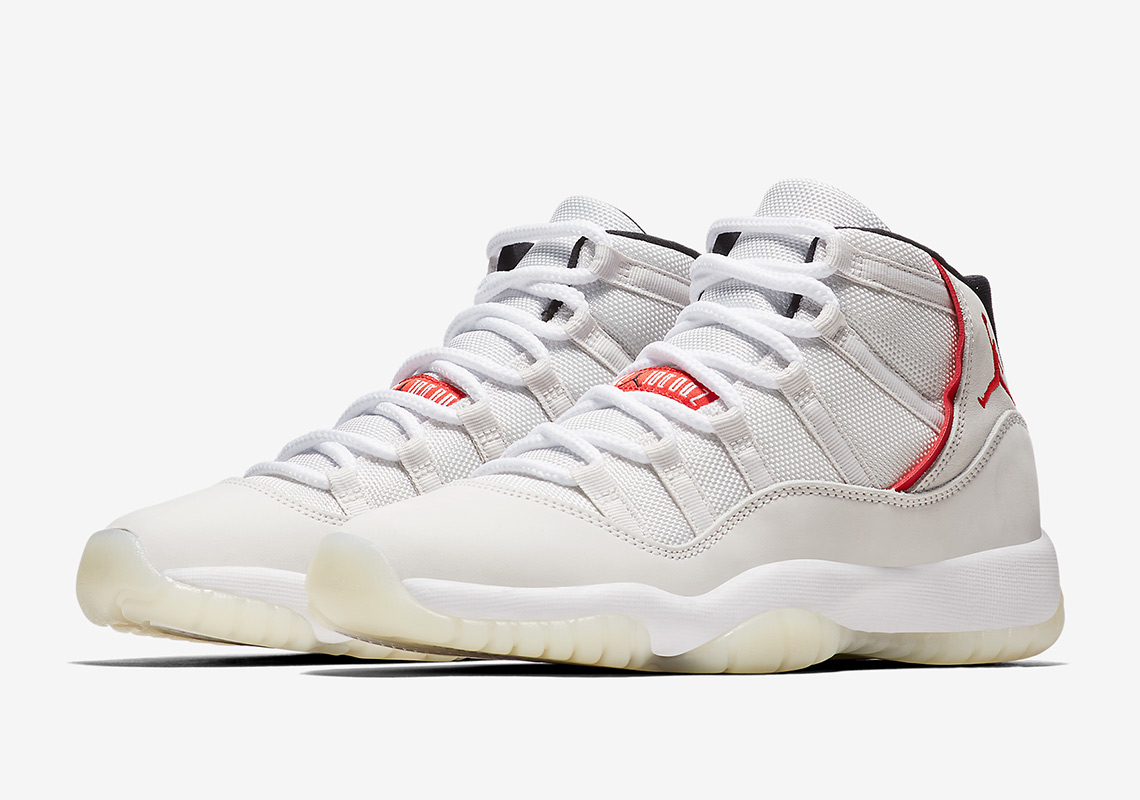 The Air Jordan 11 "Platinum Tint" Is Releasing In Grade School Sizes