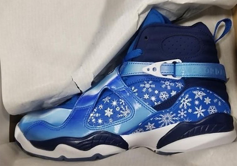 The Air Jordan 8 Gets A Snowy Blizzard Colorway For The Holidays