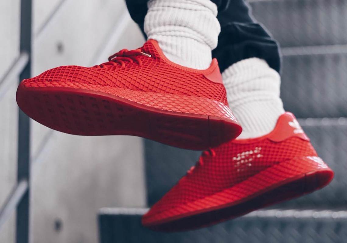 Atmos Adidas Deerupt Red G27330 2