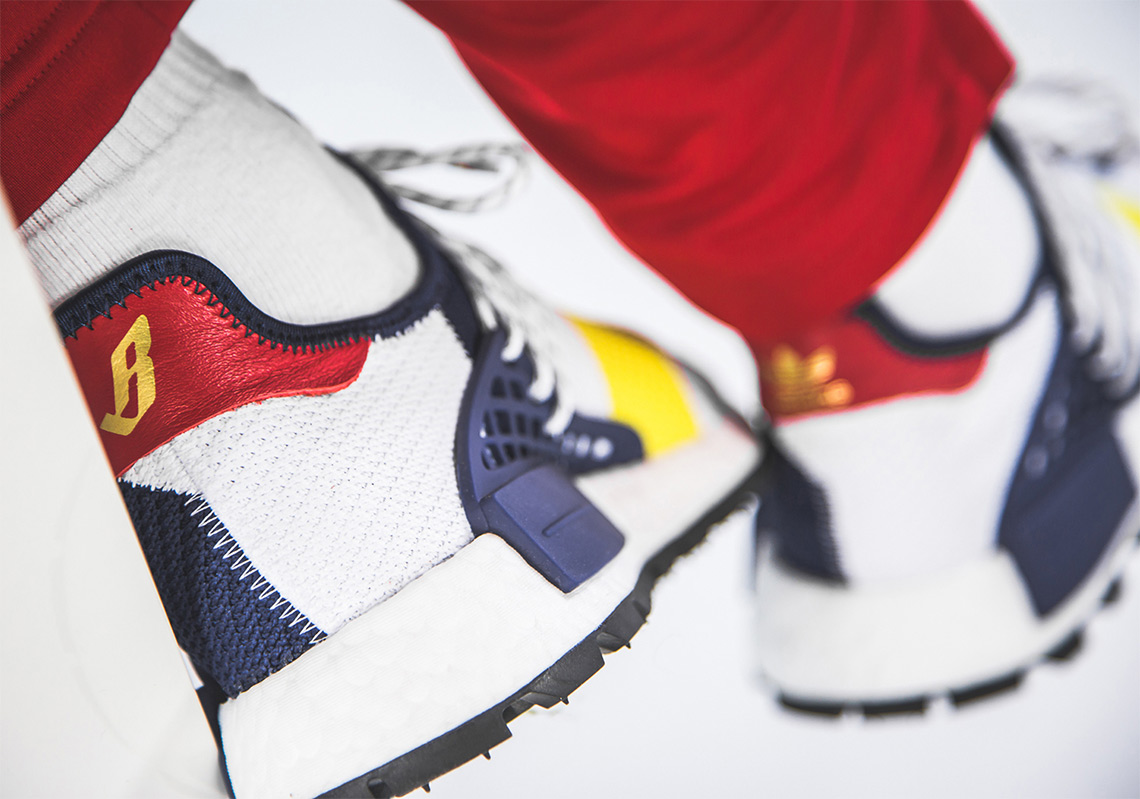 Bbc Adidas Nmd Hu White Navy Red 3