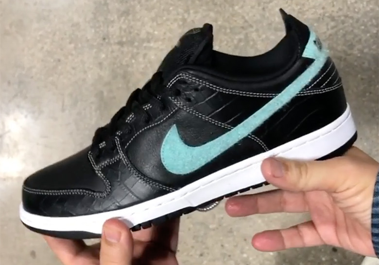 First Look At The "Black Diamond" SB Dunk By Diamond Supply Co.