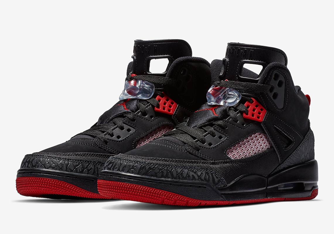 Jordan Spizike Black Red 315371 006 2