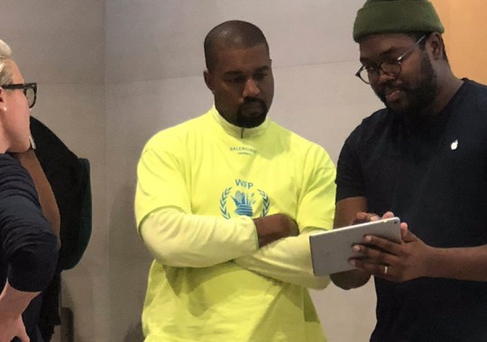 Kanye West Spotted In The UA Forge 96 Chunky Shoe