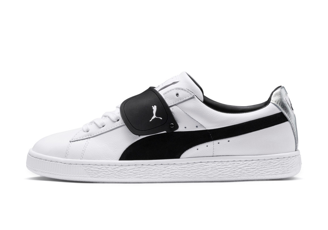 Karl Lagerfeld Puma Suede White Black Sunglasses 1