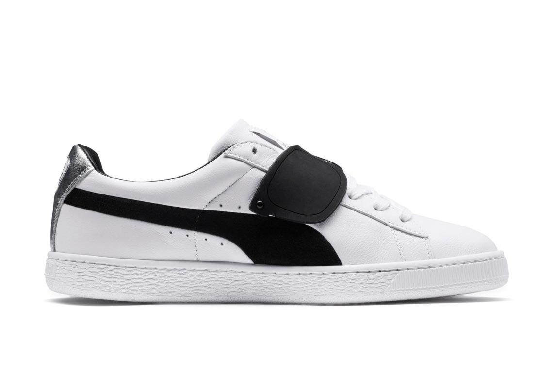 Karl Lagerfeld Puma Suede White Black Sunglasses 3