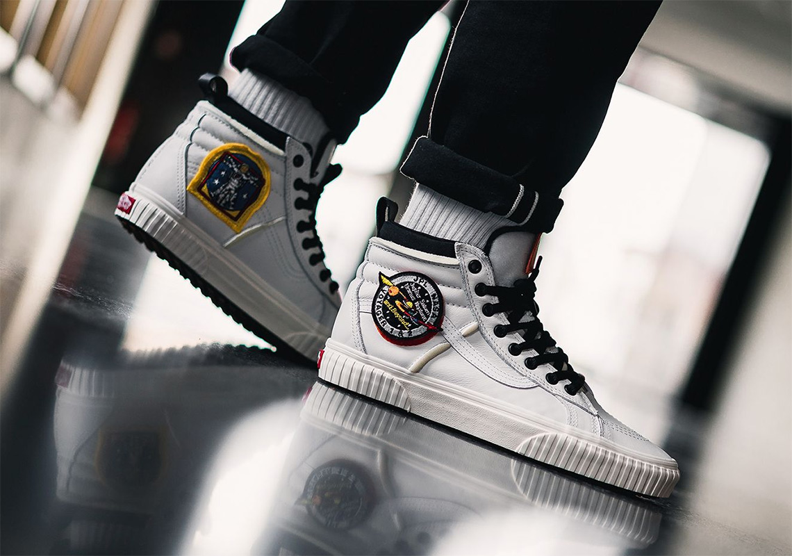 Nasa Vans Sk8 Hi White