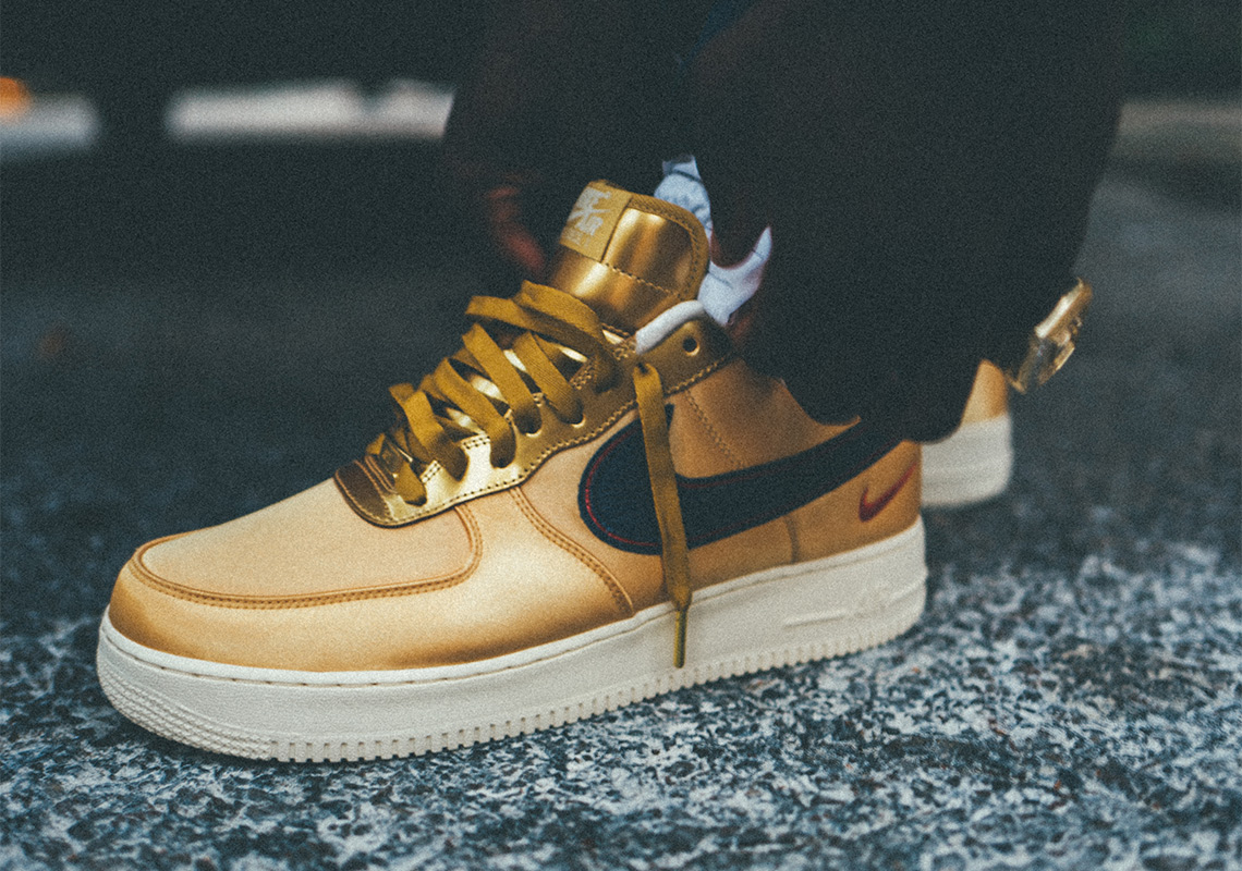 Nigel Sylvester Nike Air Force 1 Id Gold 1